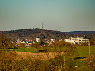 Obraz premium Blick auf die Melanchthonstadt Bretten