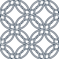 Seamless Geometric and Optical Illusion Patterns in Black and White