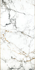 White marble texture with gold and black veins