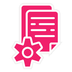 Vector Design Content Management Icon Style