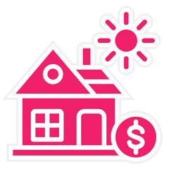 Vector Design House Payment Icon Style