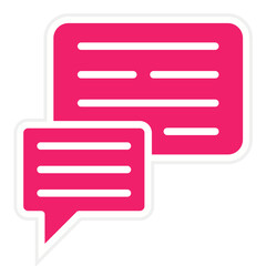 Obraz premium Vector Design Messages Icon Style