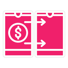 Vector Design Money Transfer Icon Style