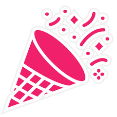 Vector Design Confetti Icon Style