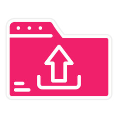 Vector Design Upload Icon Style