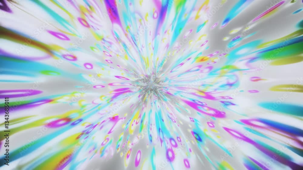 Poster dynamic swirls of vibrant colors burst into action, creating a captivating spectacle filled with ene