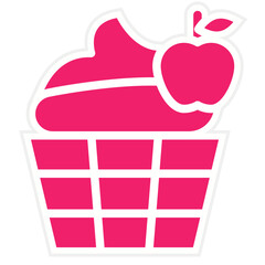 Vector Design Cream Icon Style