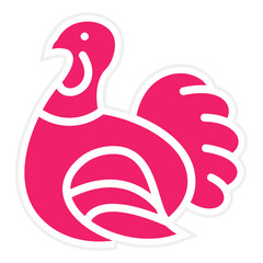 Vector Design Turkey Icon Style