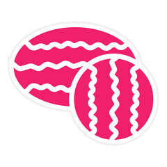 Vector Design Watermelon Icon Style