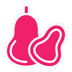 Vector Design Pear Icon Style