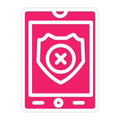 Vector Design Denial Icon Style