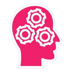 Vector Design Brainstorming Icon Style