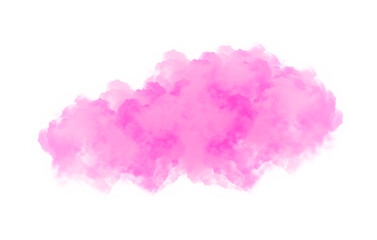 Fototapeta premium Pink cloud transparent background for illustration