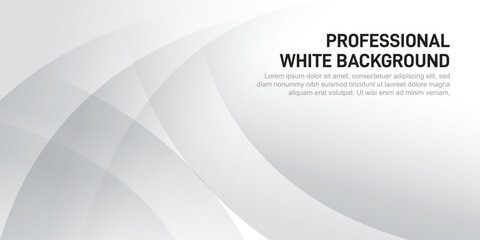 Abstract Background. Fluid White Grey effect decoration. Modern graphic design element concept for presentation or Backdrop Vector