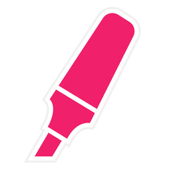 Vector Design Highlighter Icon Style