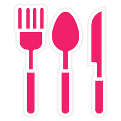 Vector Design Cutlery Icon Style