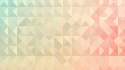 Pastel Triangle Mosaic Abstract Background Design
