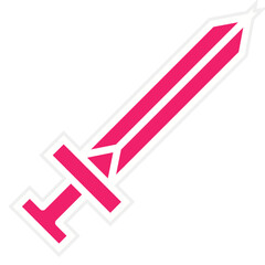 Sword Vector Design Icon Style