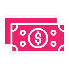 Banknote Vector Design Icon Style