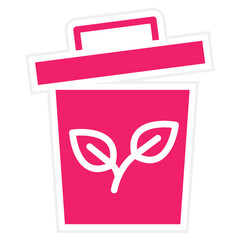 Recycling Bin Vector Design Icon Style