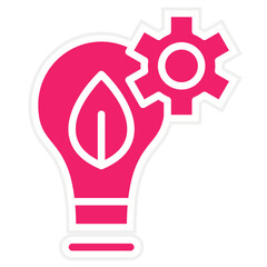 Eco Innovation Vector Design Icon Style