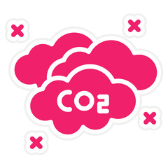Carbon Neutral Vector Design Icon Style