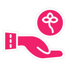 Eco Art Vector Design Icon Style