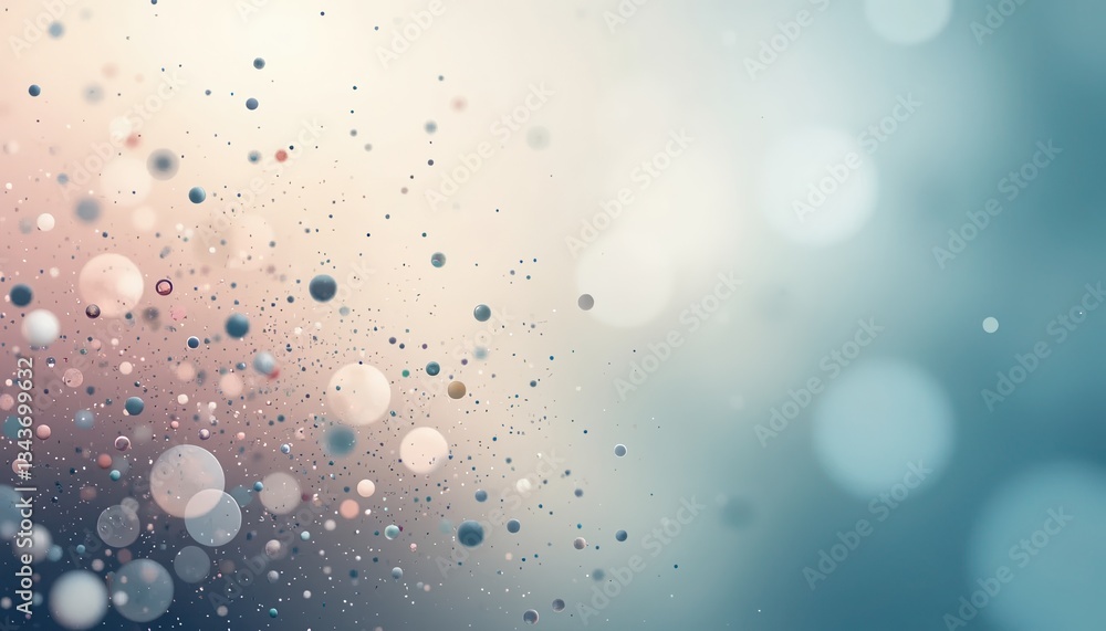 Poster captivating particle dance abstract background digital artwork ethereal environment close-up view vi