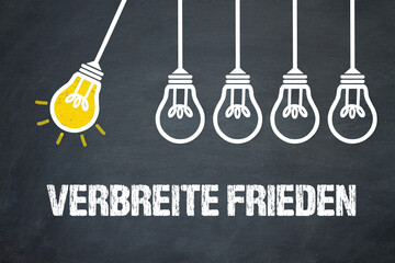Fototapeta premium verbreite Frieden 
