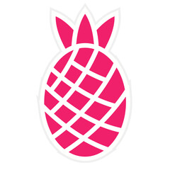 Pineapple Vector Design Icon Style