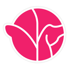 Brussels Sprouts Vector Design Icon Style