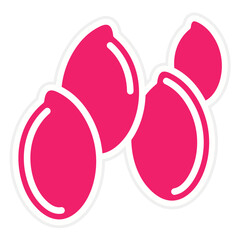 Flaxseeds Vector Design Icon Style