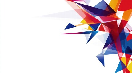 Minimalist abstract art with striking shapes and bright hues, ideal for creative projects.