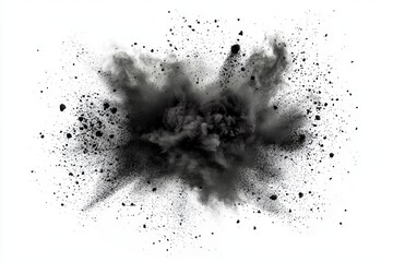 Artistic interpretation of white textures amidst a dark background