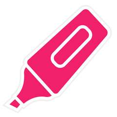 Vector Design Highlighter Icon Style