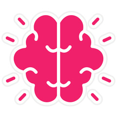 Vector Design Brainstorming Icon Style