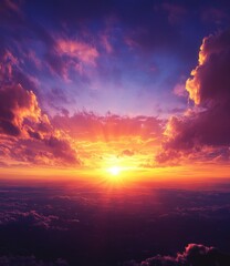 Obraz premium sunset over the sea