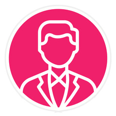 Vector Design Profile Icon Style