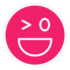 Vector Design Naughty Icon Style