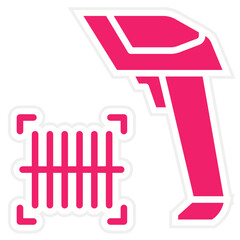 Vector Design Barcode Scanner Icon Style