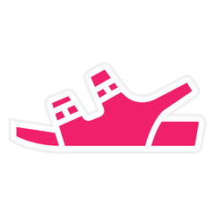 Vector Design Sandal Icon Style
