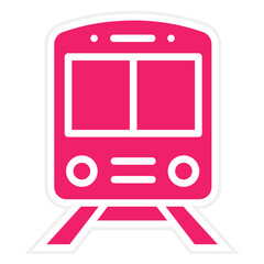 Vector Design Train Icon Style