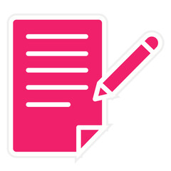 Fototapeta premium Vector Design Draft Icon Style