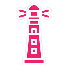 Vector Design Lighthouse Icon Style
