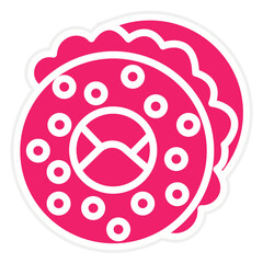 Vector Design Bagel Icon Style
