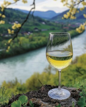 Springtime relaxation with Gruner Veltliner in Wachau Valley Austria