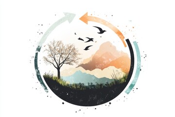 Understanding the principles and benefits of the circular economy through a minimalist design