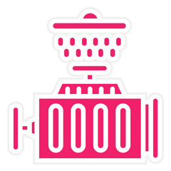 Vector Design Engine Wash Icon Style