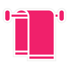 Vector Design Towel Rack Icon Style