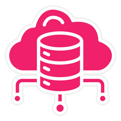 Vector Design Cloud Computing Icon Style